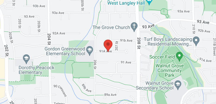 map of 20660 91A AVENUE
